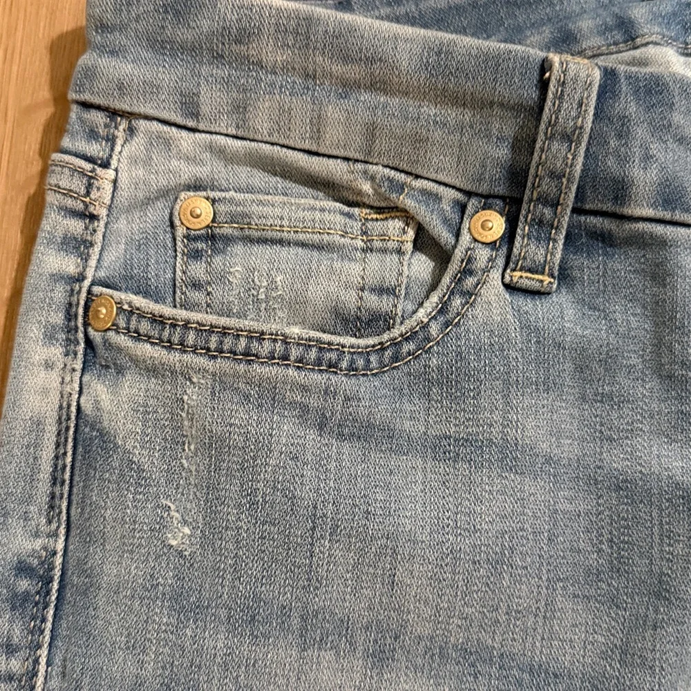 7 For All Mankind | Slim Illusion Dojo Jeans Flare Size 29 - Picture 5 of 9